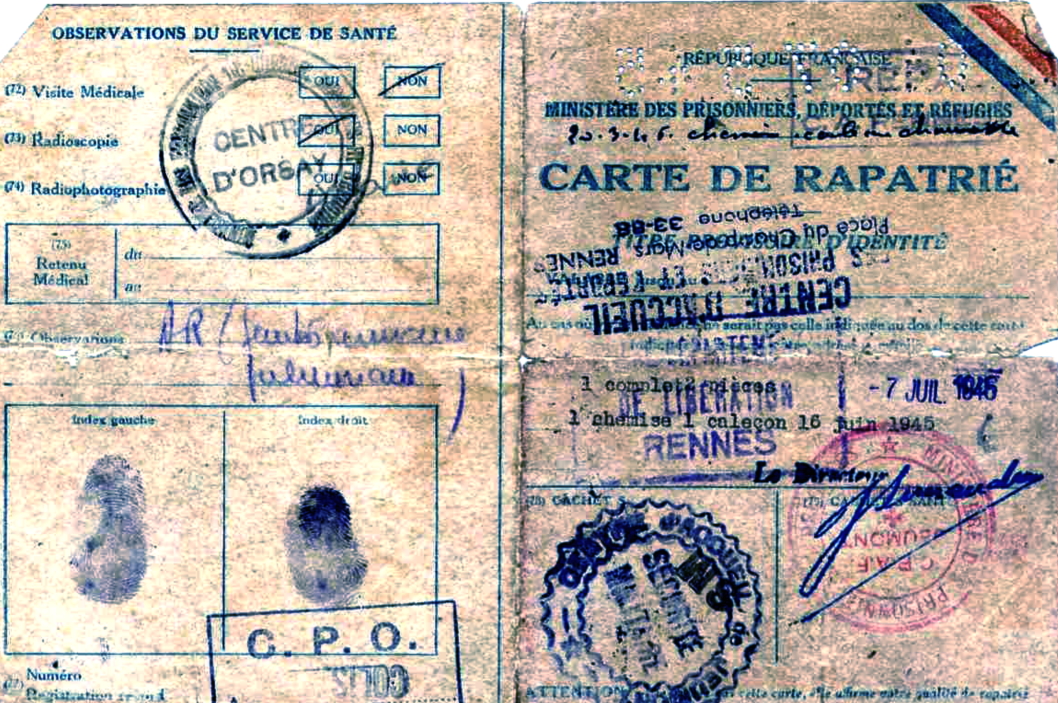 carte rapatrié