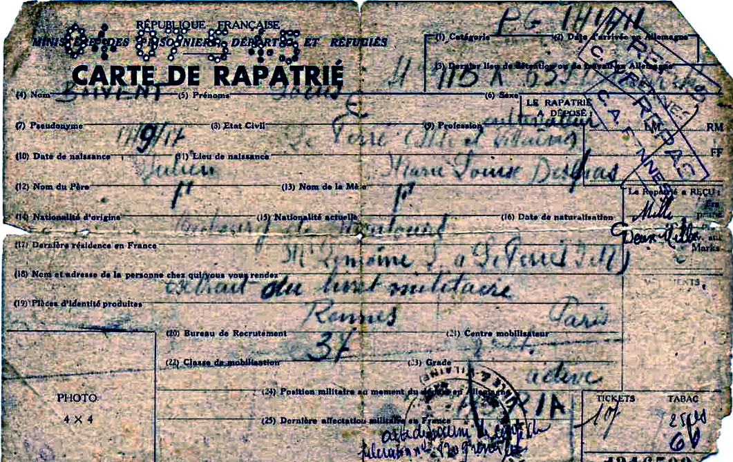 carte rapatrié