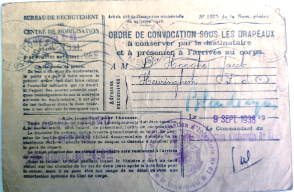 ordre mobilisation
