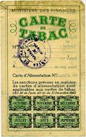 Carte de tabac (1947) / Cliquer pour agrandir recto-verso