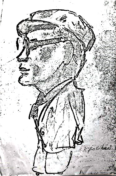 Caricature d'Arthur Louart