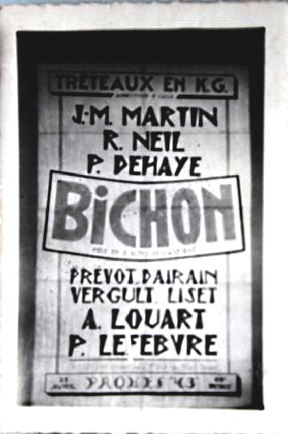 affiche Trtaux des en KG