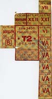 Tickets alimentaires d'octobre 1946 / Cliquer pour agrandir