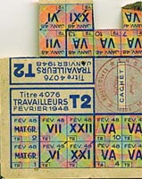 Tickets alimentaires (février 1948) / Cliquer pour agrandir