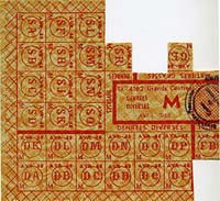 Tickets denrées diverses (avril 1948) / Cliquer pour agrandir