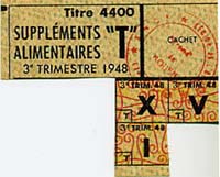 Tickets supplémentaires  (3e trimestre 1948) / Cliquer pour agrandir