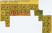 Annexe de la carte de vêtements (non datée) / Cliquer pour agrandir