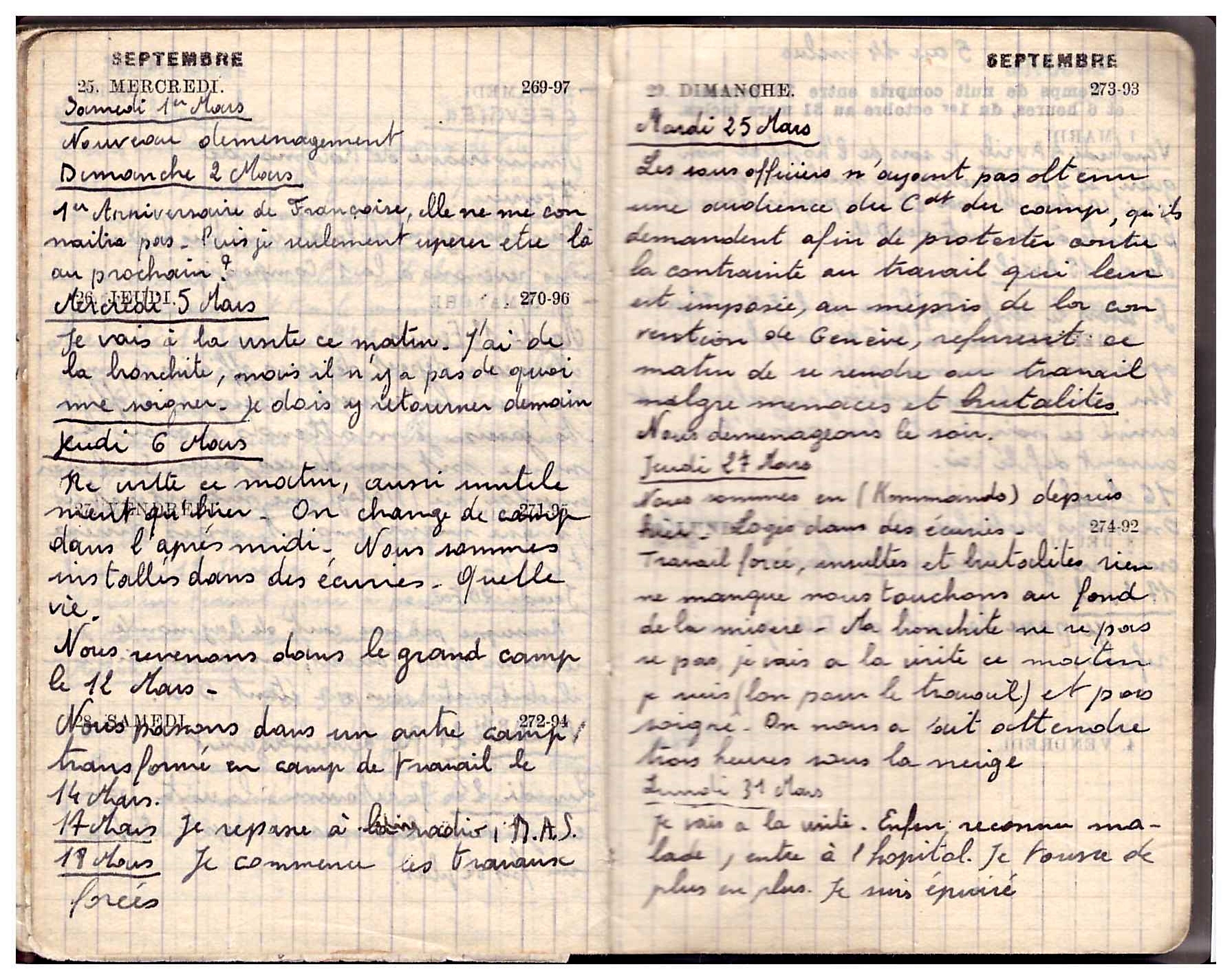 Tison. Carnet